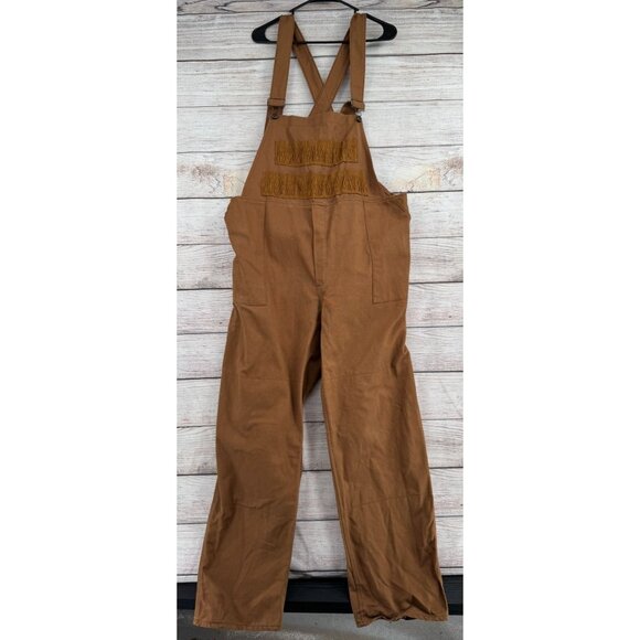 Red Head Hunting Bib Overalls‎ Men's Size Large Brown - Picture 1 of 12